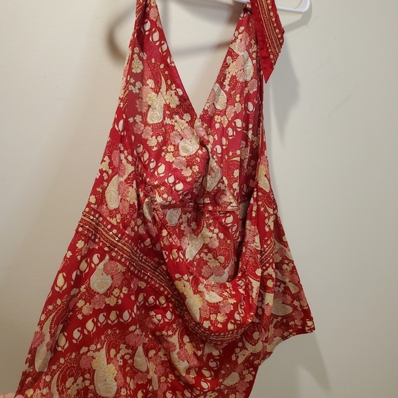 Lane bryant halter neck floral print plus size top size 22 - Picture 4 of 10